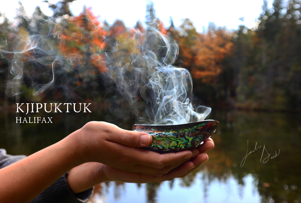 Smudging Postcard