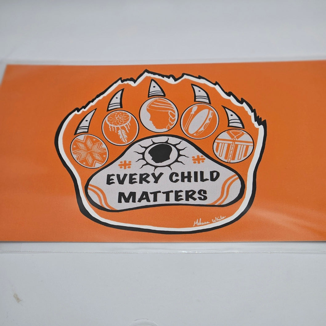 Tribal Post Card ECM Bear Paw