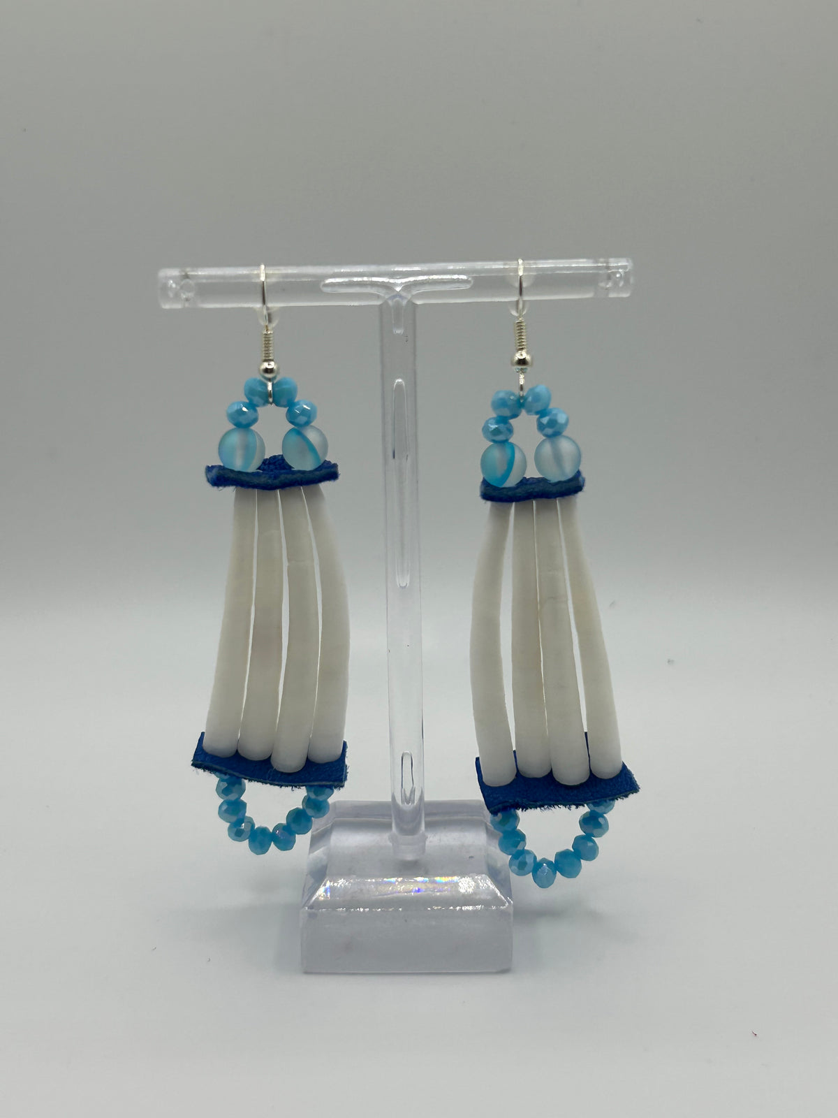 Long Dentalium Earrings - Medium