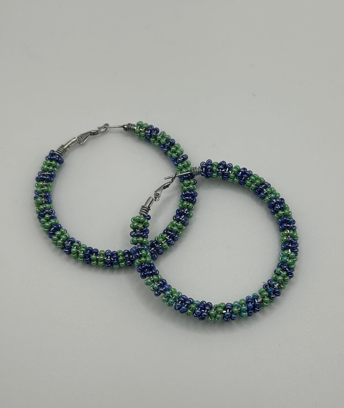 Beaded Hoop Earrings - Christine Mason