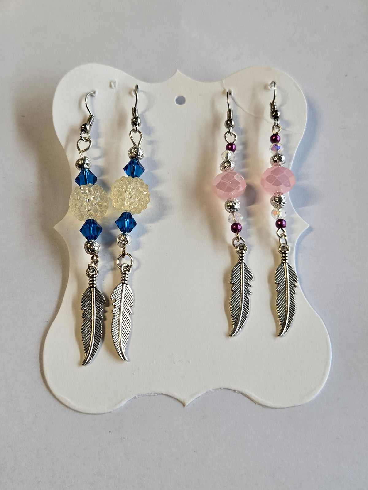 Assorted Feather Earring Pair Set