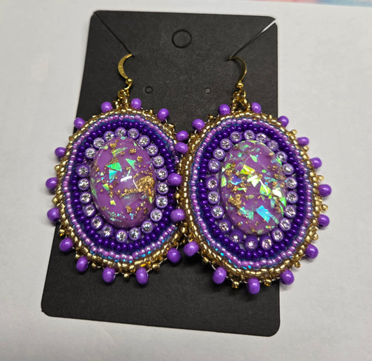 2.5- 3" Assorted Beaded Earrings- Dangle