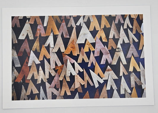 Tee Pee Postcard with Border