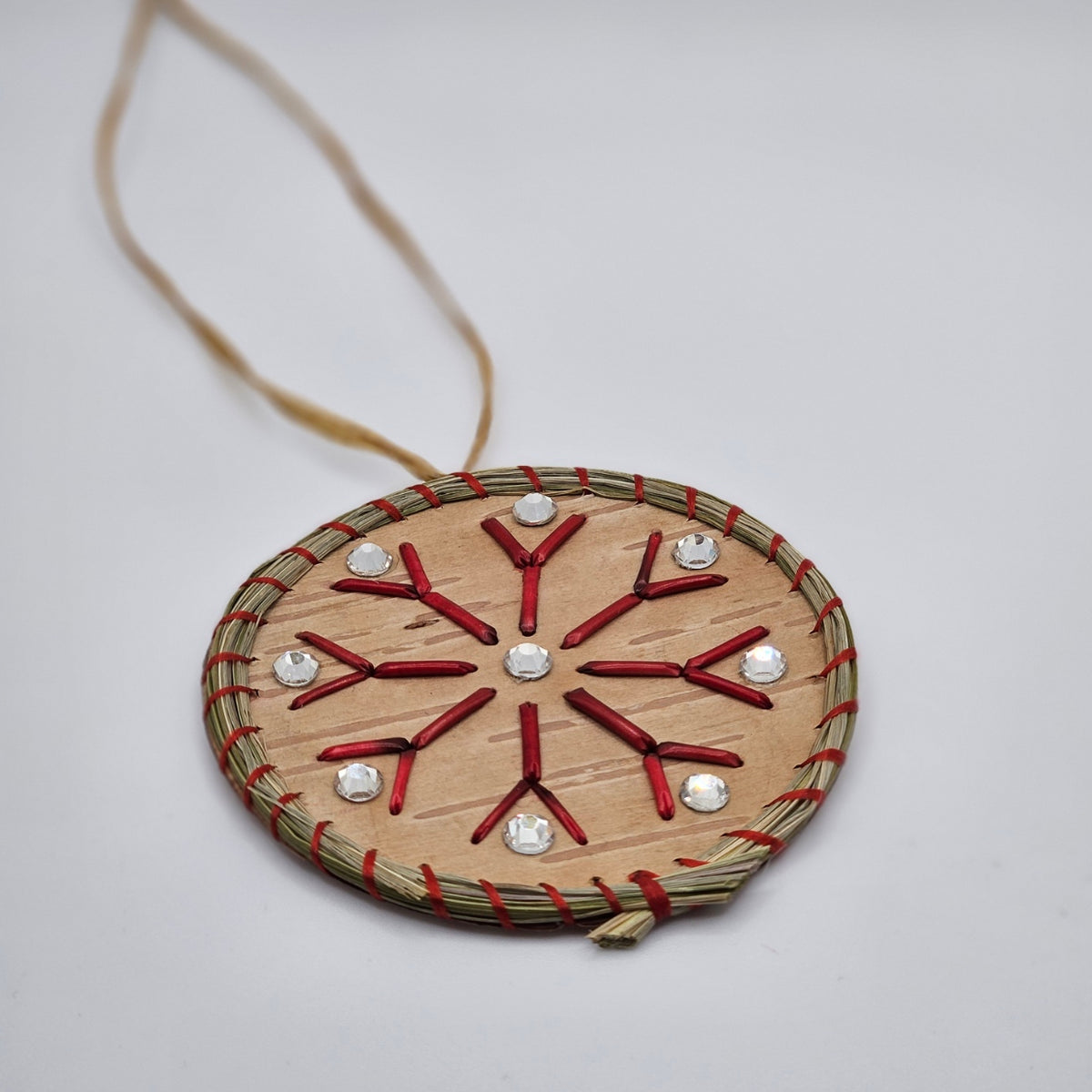 Bark and Quill Snowflakes Red