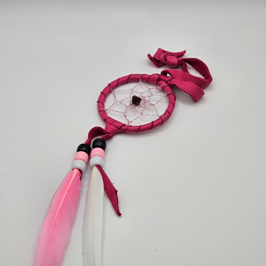 One Inch Feather Dreamcatcher