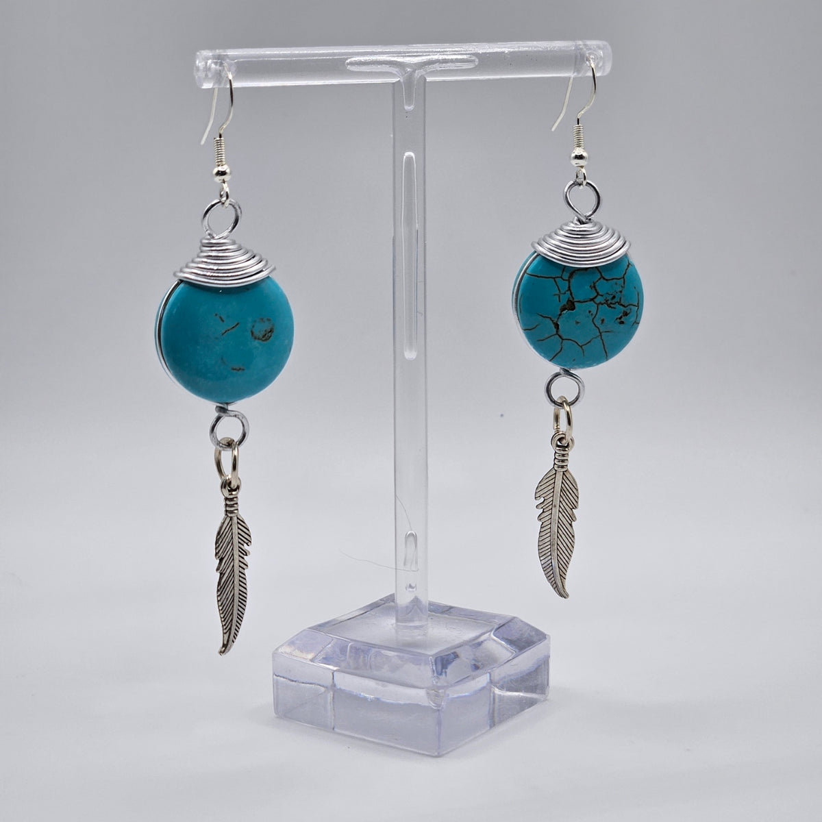 Turquoise Stone Dangles
