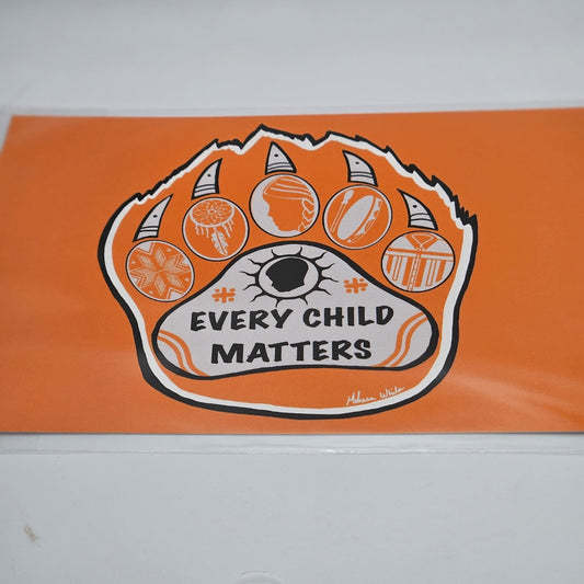 Tribal Post Card ECM Bear Paw
