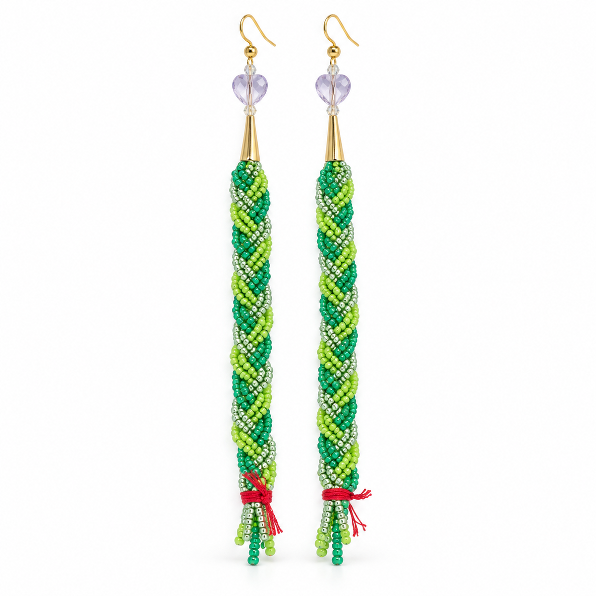 Dangle Sweetgrass braids earrings