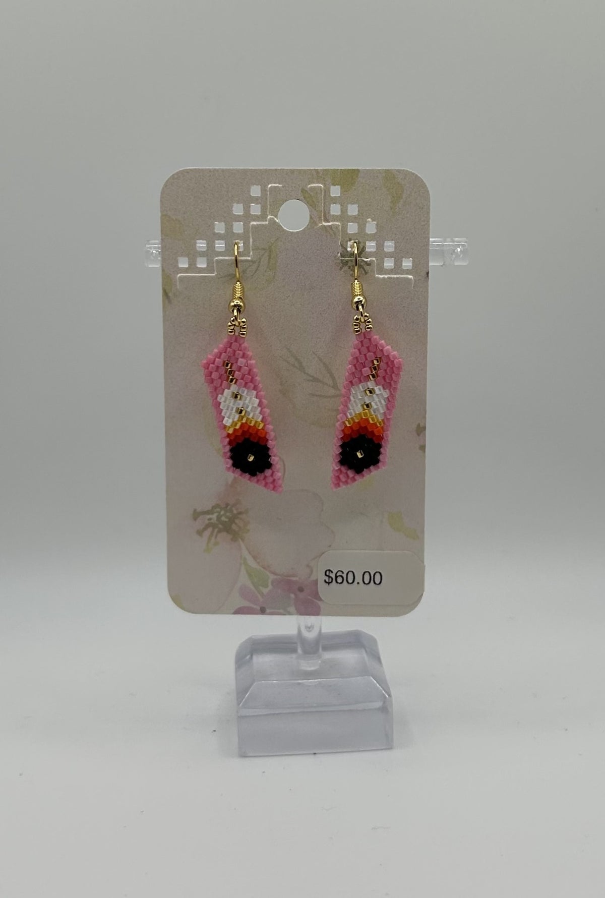 Feather Brick Earrings