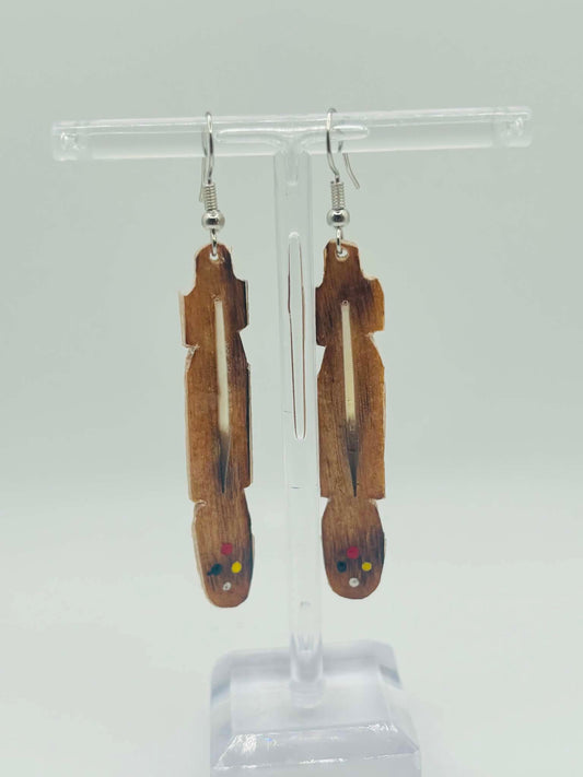 Porcupine Quill Dangle Earrings