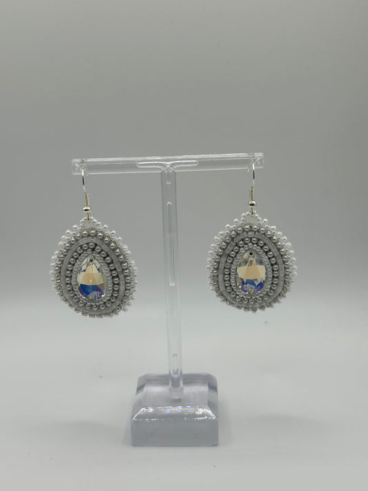 Crystal Beaded Earrings