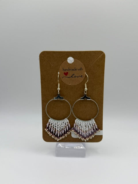 Beaded Earrings - Handmade with Love - $50