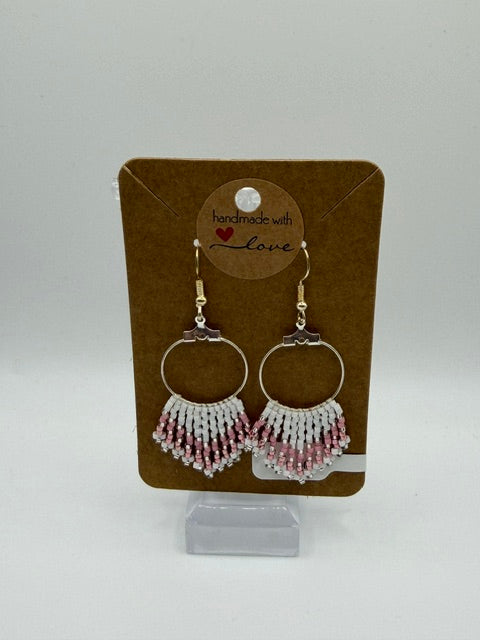 Beaded Earrings - Handmade with Love - $50