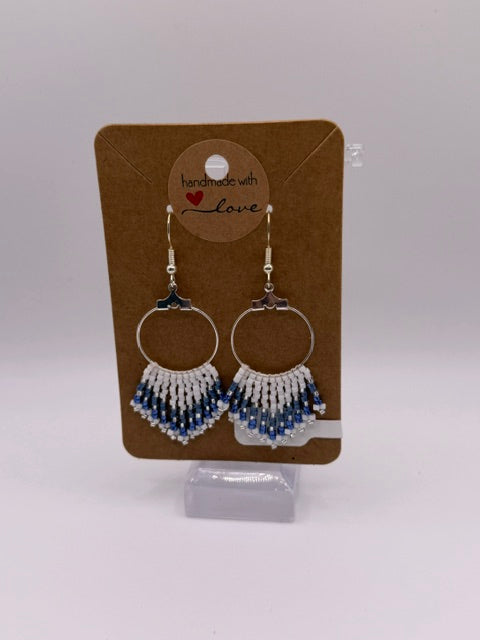 Beaded Earrings - Handmade with Love - $50