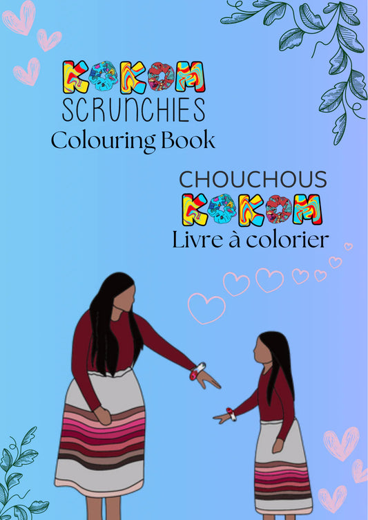 Kokom Scrunchies Colouring Book