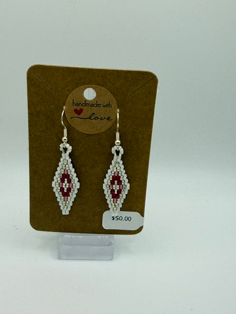Beaded Earrings - Handmade with Love - $50