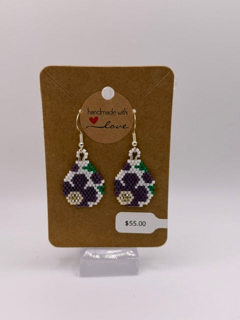 Beaded earrings - Hand Made with Love - $55