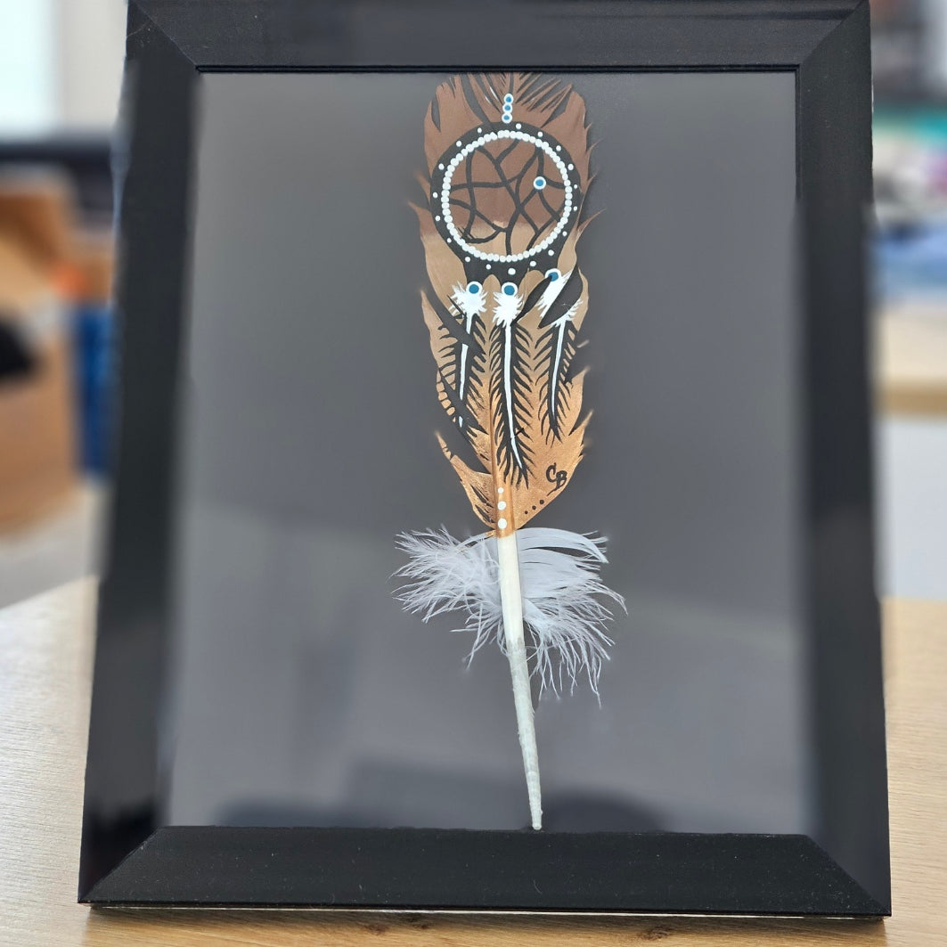 Chelsea Native Art Painted Feathers
