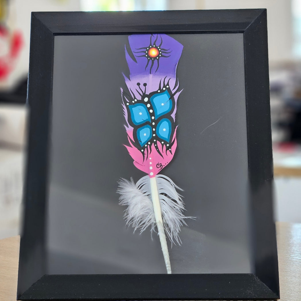 Chelsea Native Art Painted Feathers