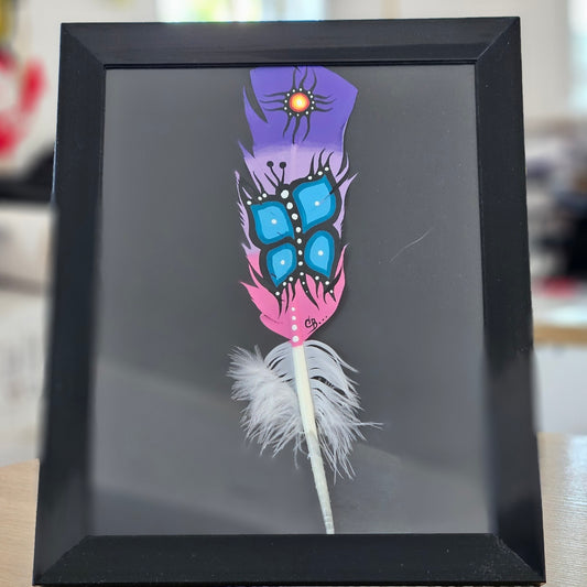 Chelsea Native Art Painted Feathers