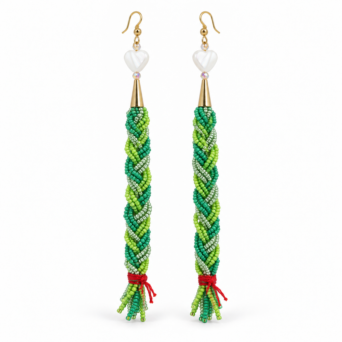 Dangle Sweetgrass braids earrings