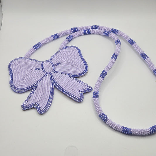 Purple Bow Medallion