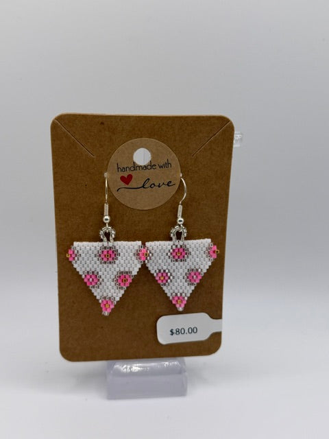 Beaded Earrings - Handmade with love - $80