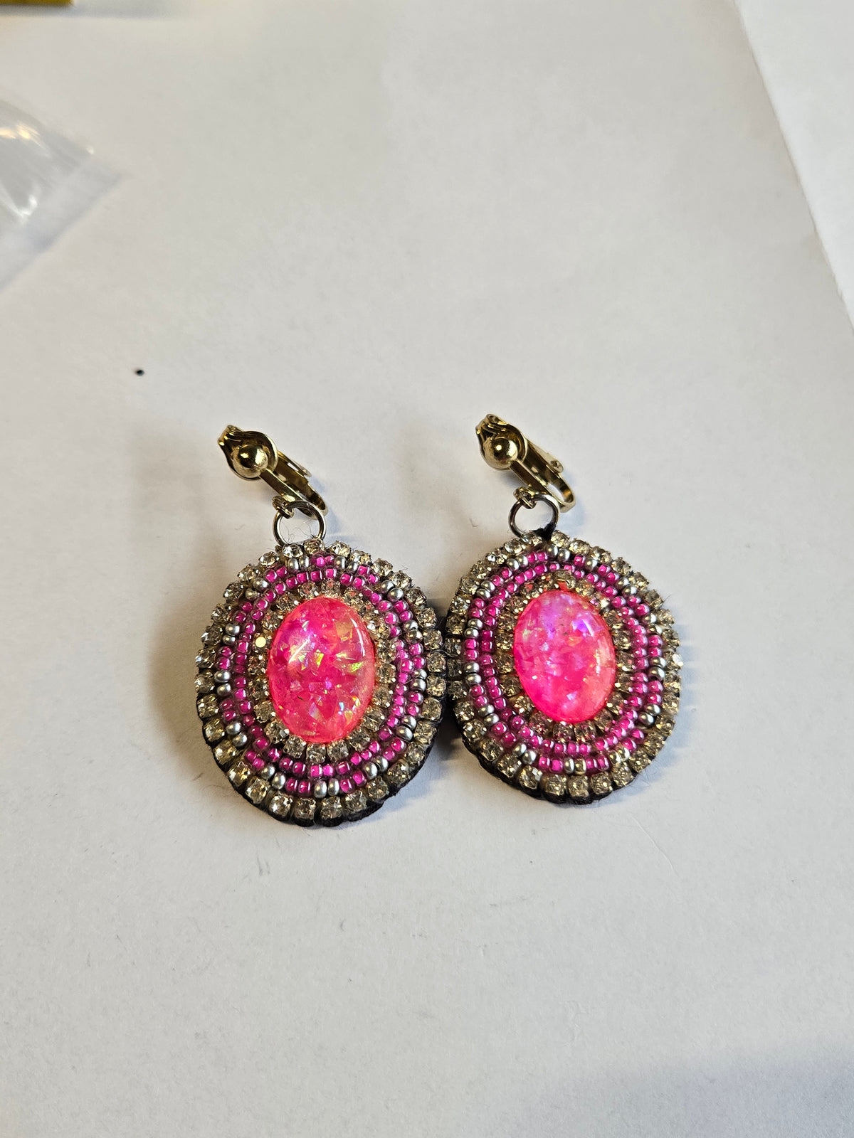 Clip on Assorted Beaded Earrings