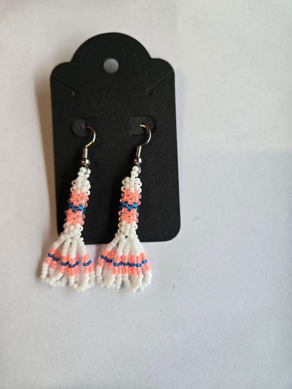 Peyote Stitch Loop 2" Dangle Earrings