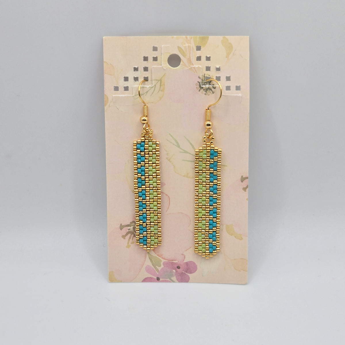 Dangle Beaded Earrings- Rose Michael