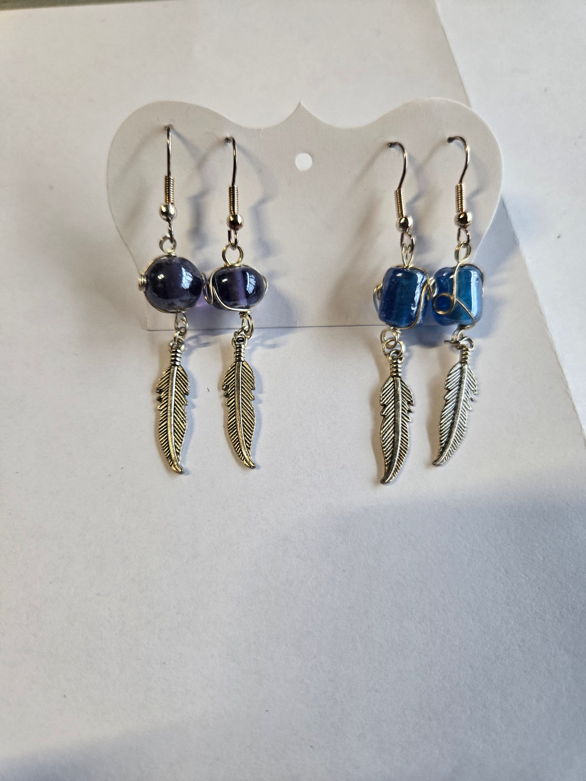 Assorted Feather Earring Pair Set