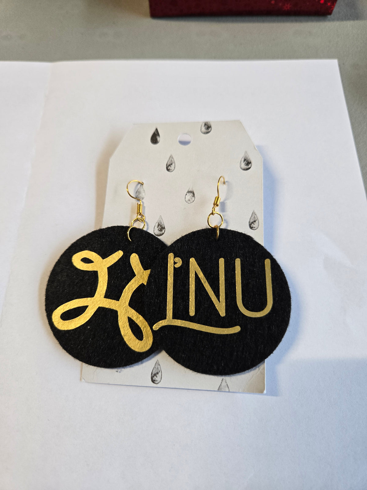 Painted Disk Assorted Earrings- Dangle