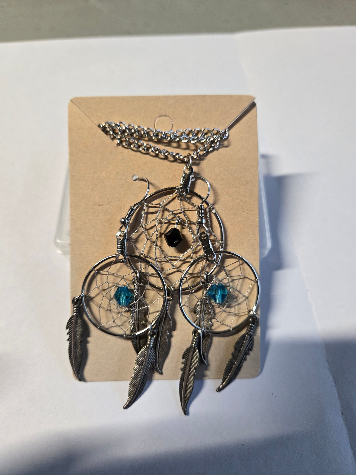 Dreamcatcher Necklace and Earring Set