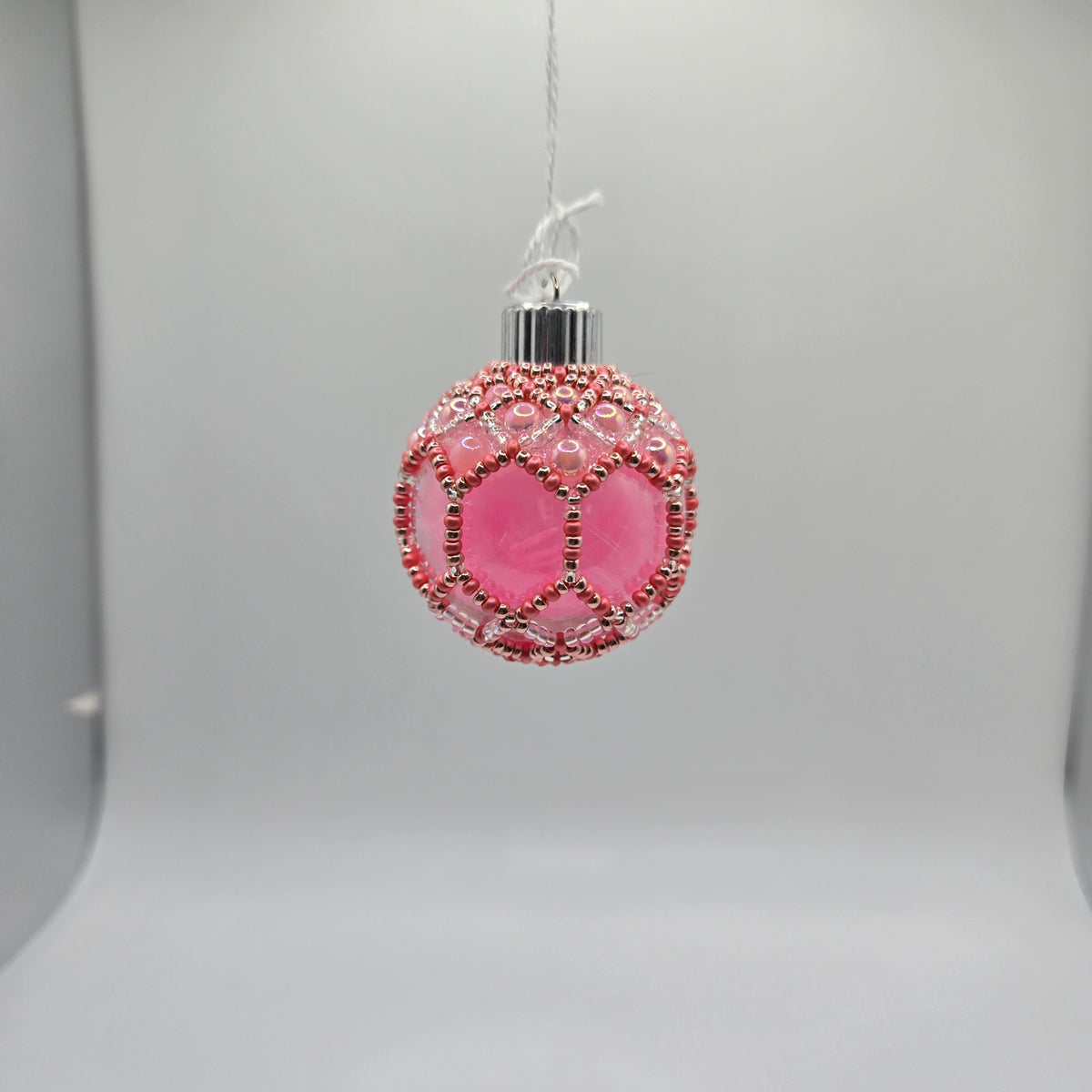 Small Beaded Christmas Ornament- Eileen Mar