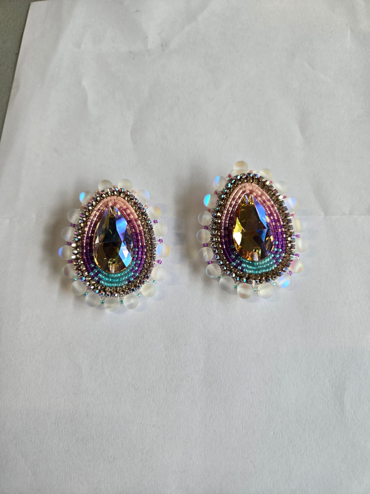 Tear Drop Studs- Halle Knight