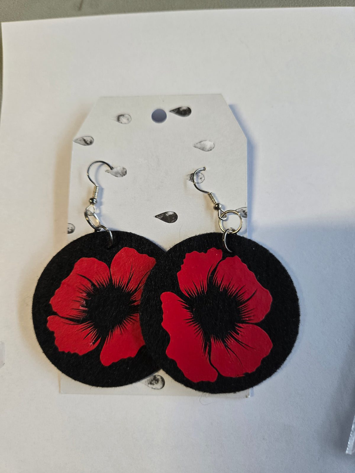 Painted Disk Assorted Earrings- Dangle