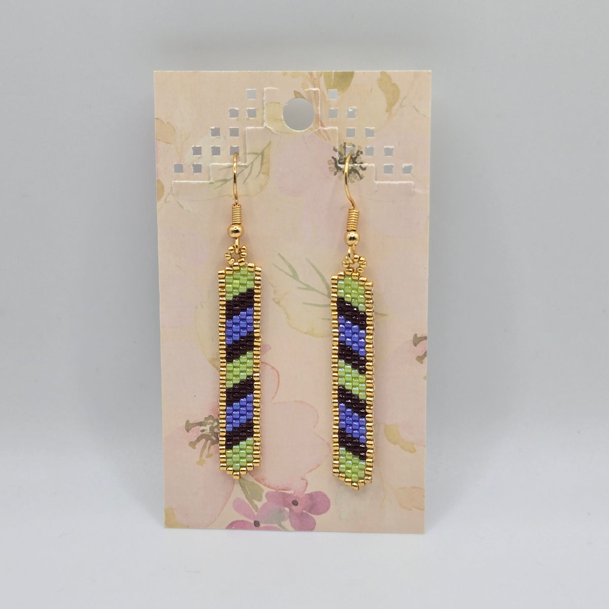 Dangle Beaded Earrings- Rose Michael
