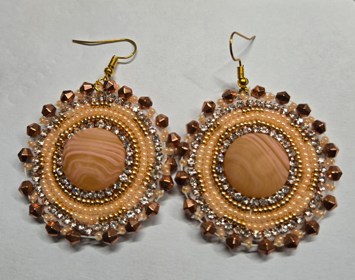 2.5- 3" Assorted Beaded Earrings- Dangle