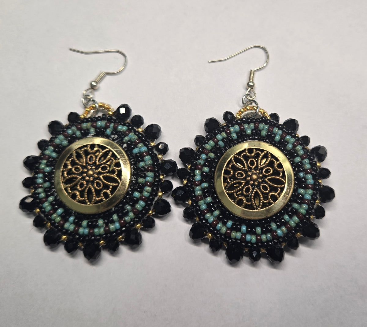 Miscellaneous 2" Dangle beaded Earings