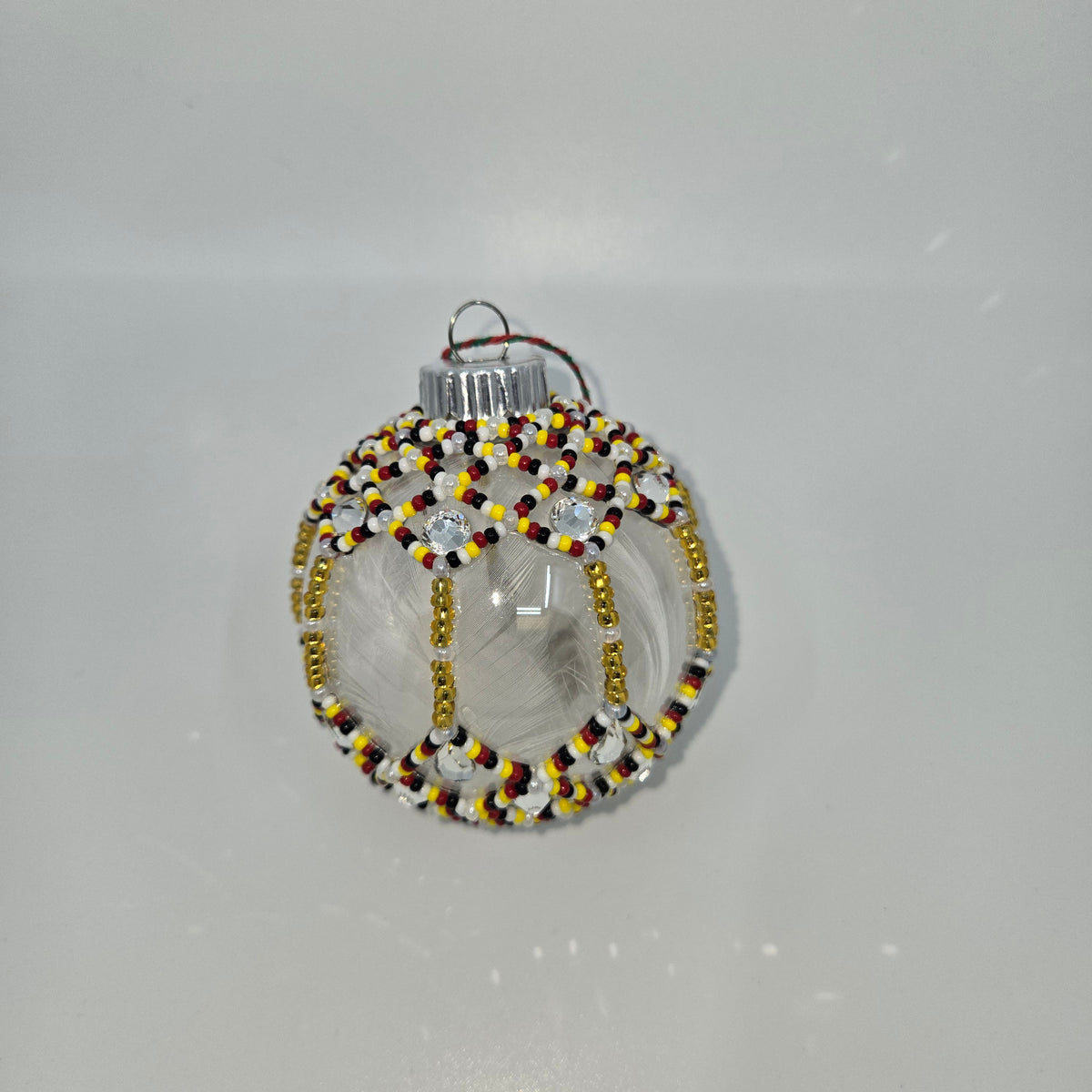 Large Beaded Christmas Ornaments- Eileen Marr