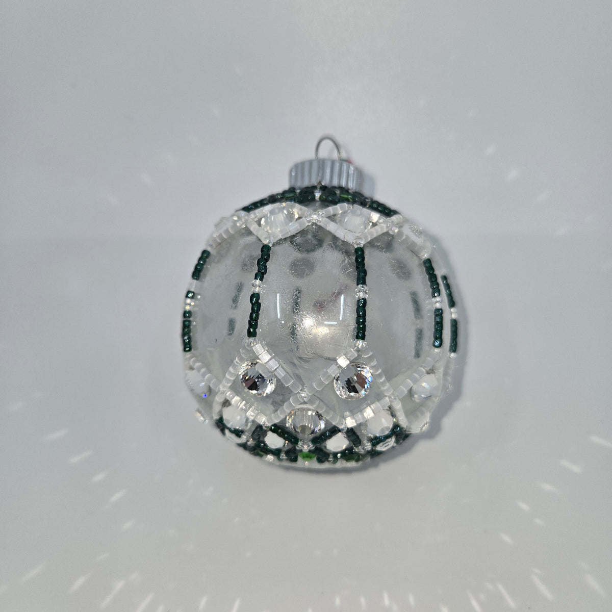 Large Beaded Christmas Ornaments- Eileen Marr