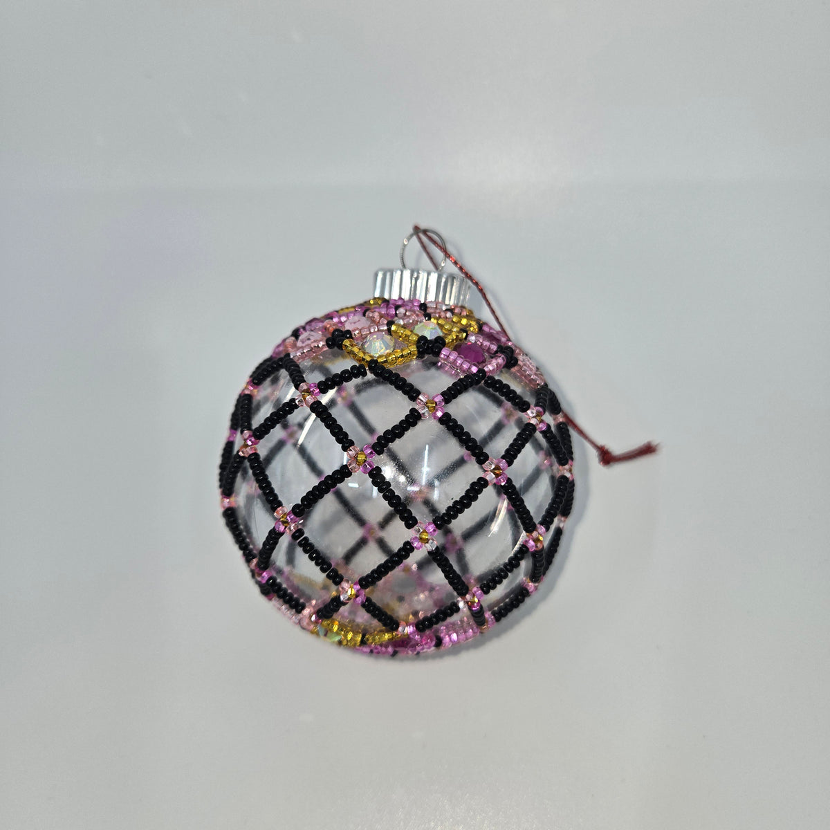 Large Beaded Christmas Ornaments- Eileen Marr