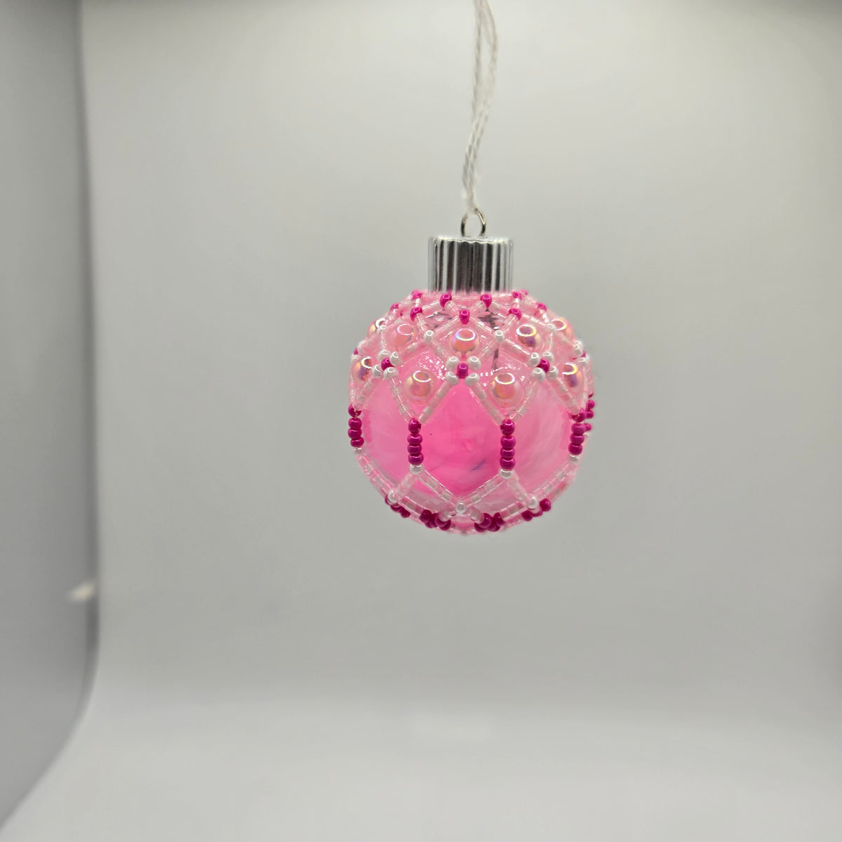 Small Beaded Christmas Ornament- Eileen Mar