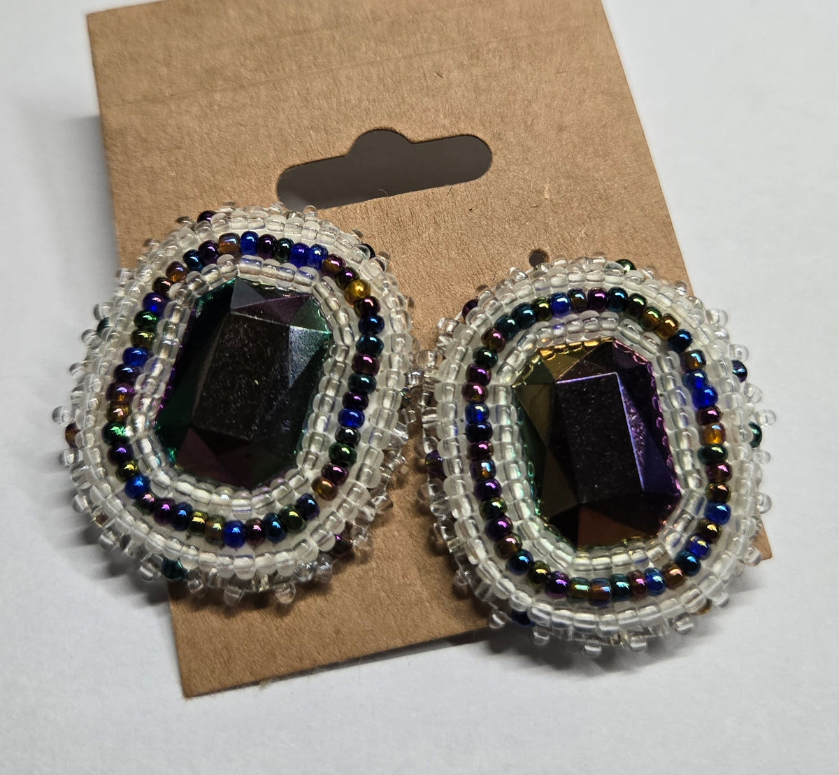 Miscellaneous 1" beaded Earrings