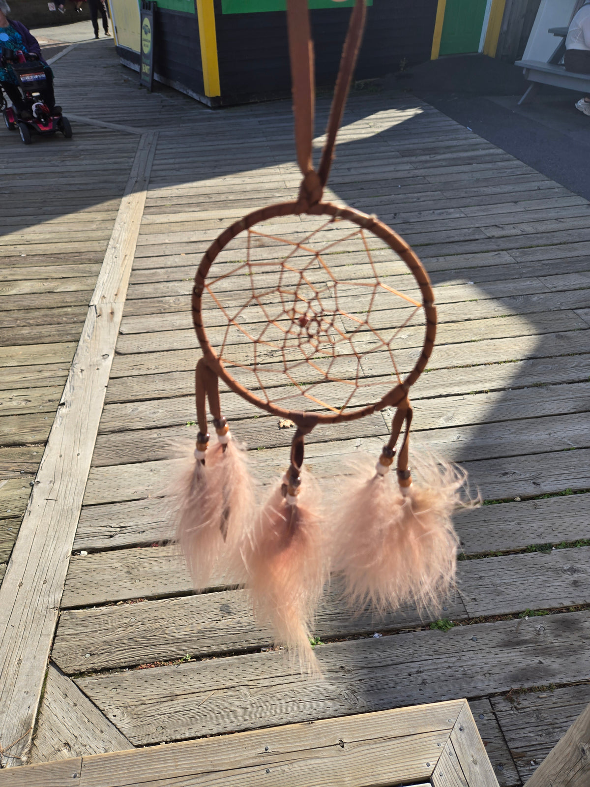 5" Dreamcatcher with feathers