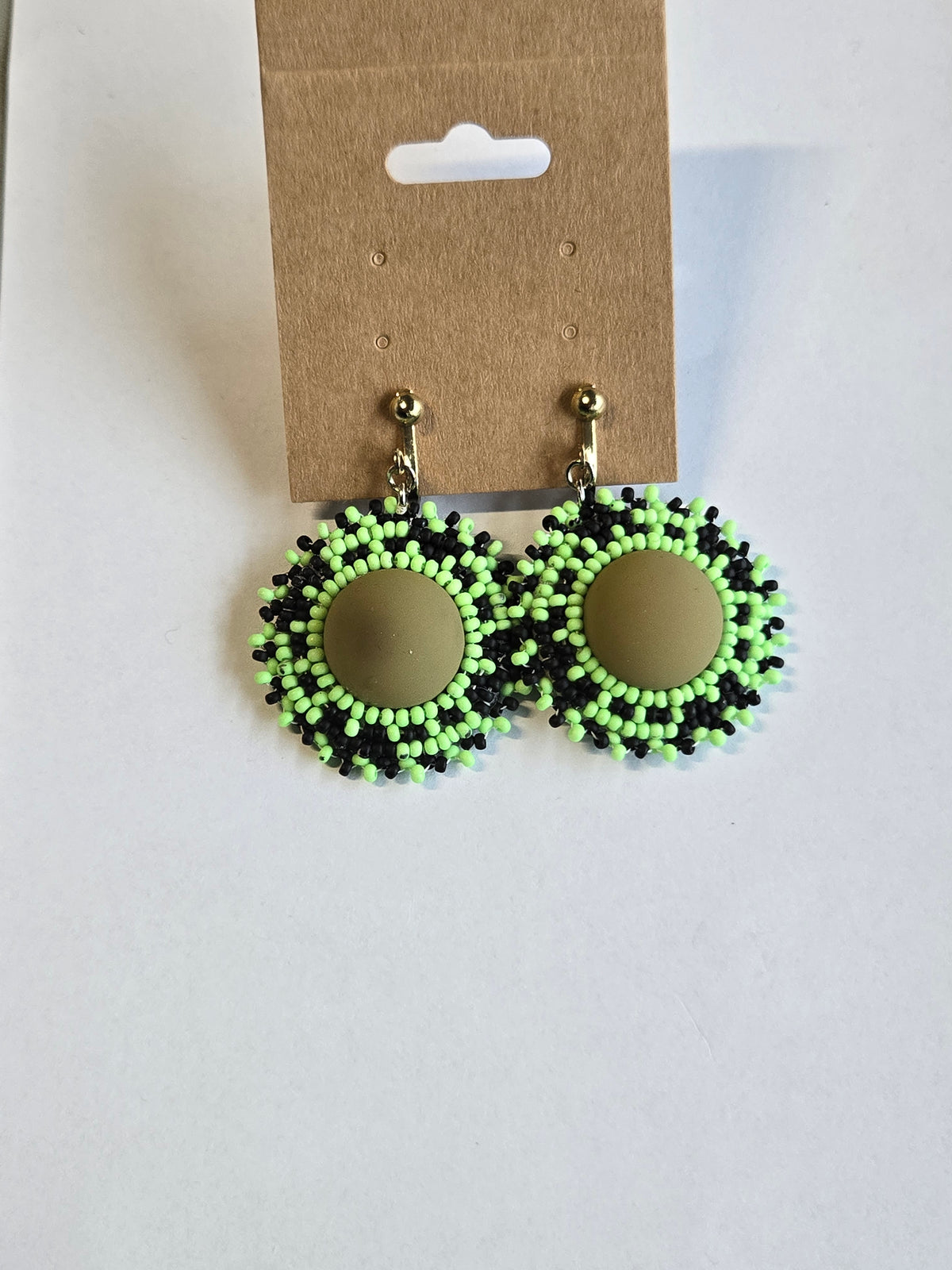 Assorted Dangle Beaded Earring 1"