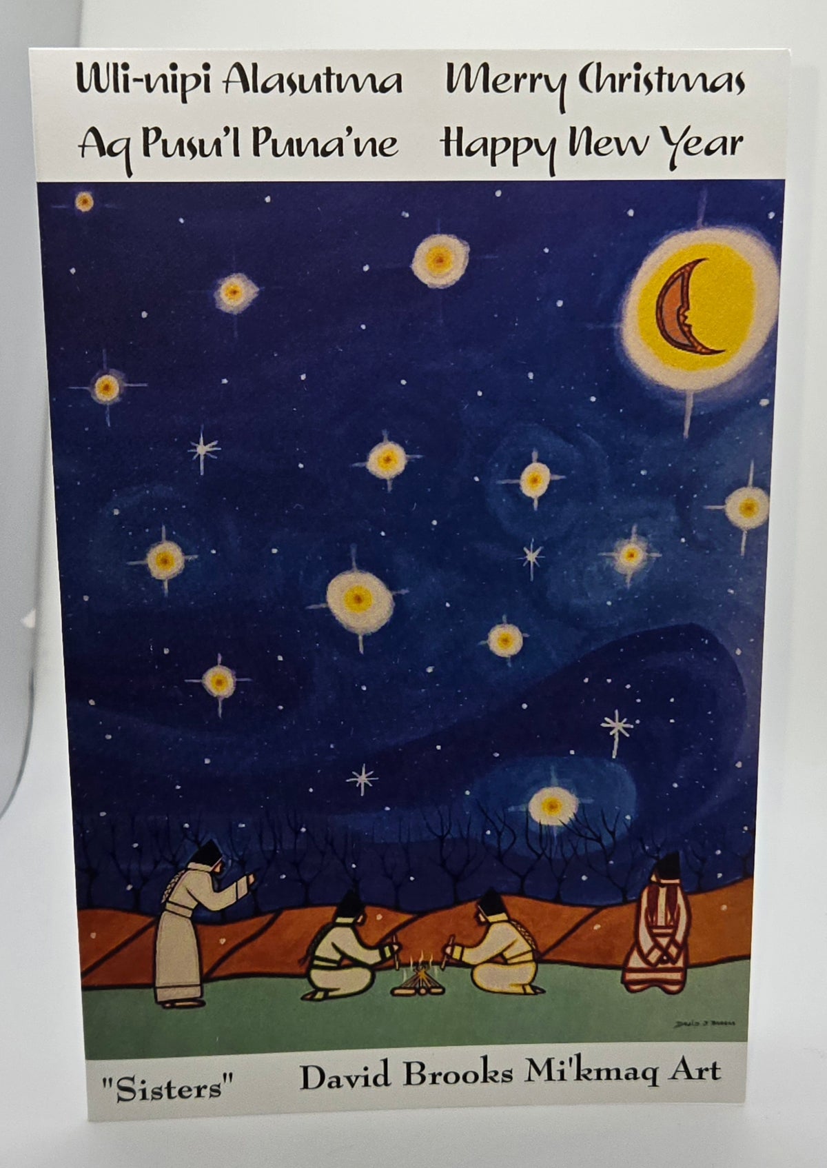 David Brooks Bilingual Holiday Greeting Cards