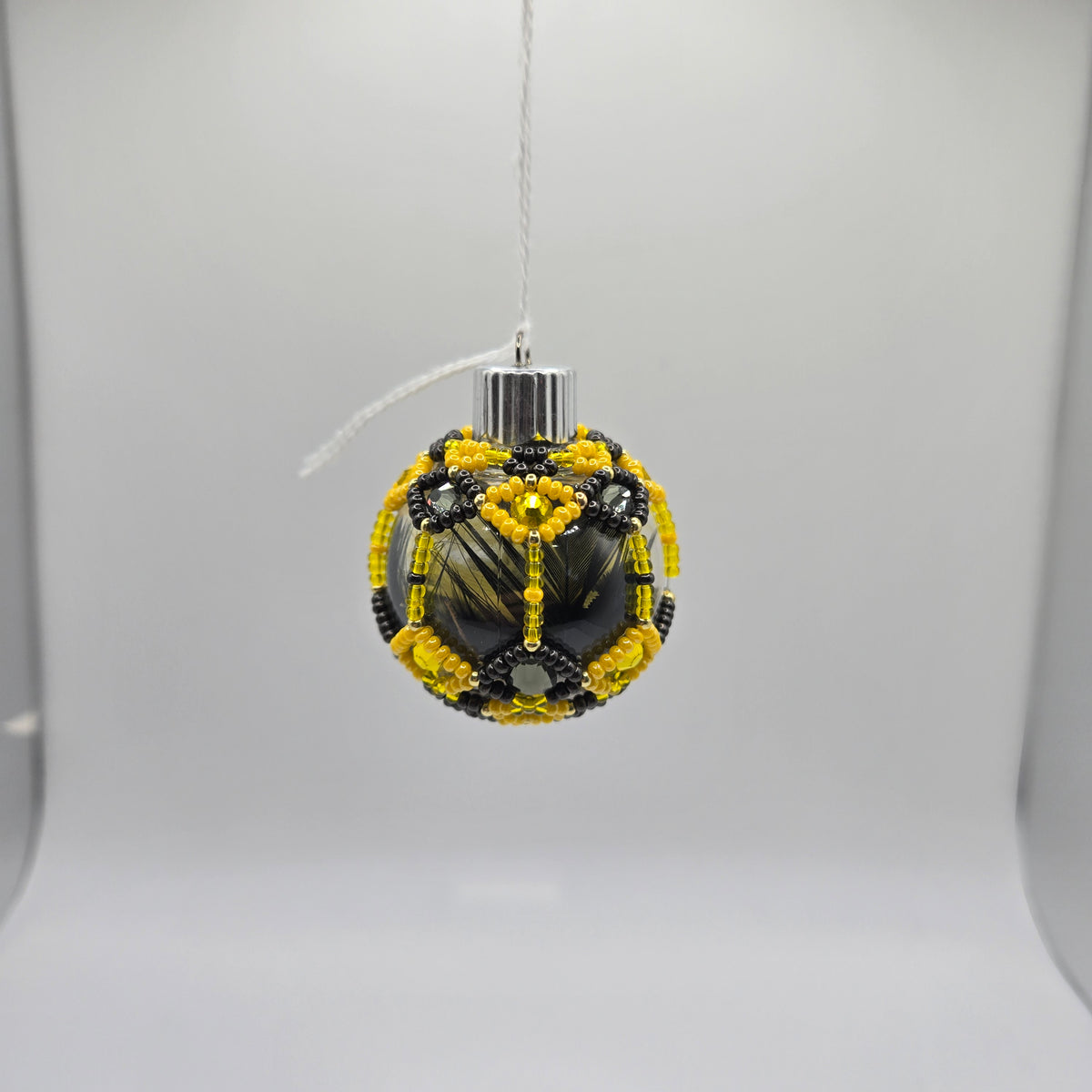 Small Beaded Christmas Ornament- Eileen Mar