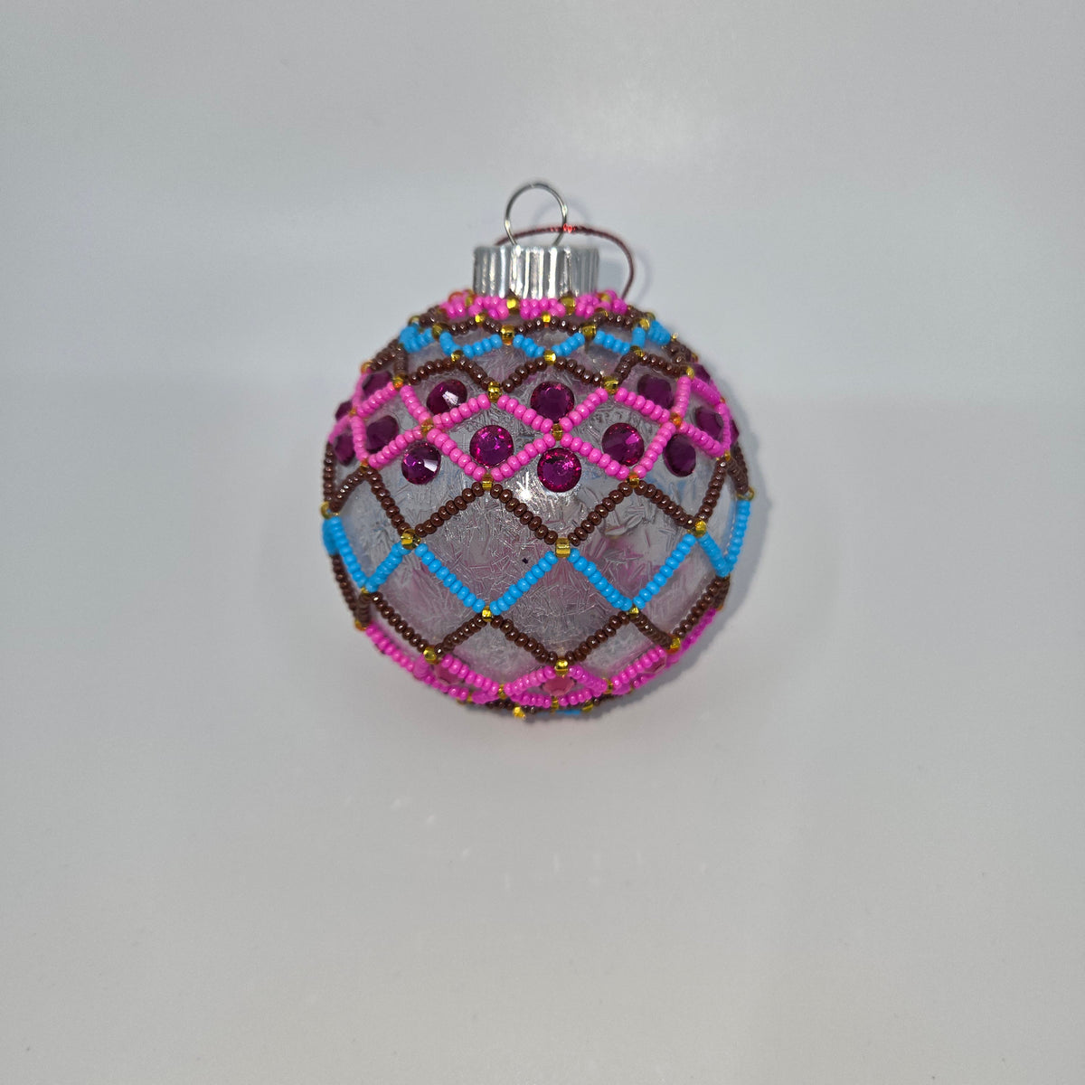 Large Beaded Christmas Ornaments- Eileen Marr