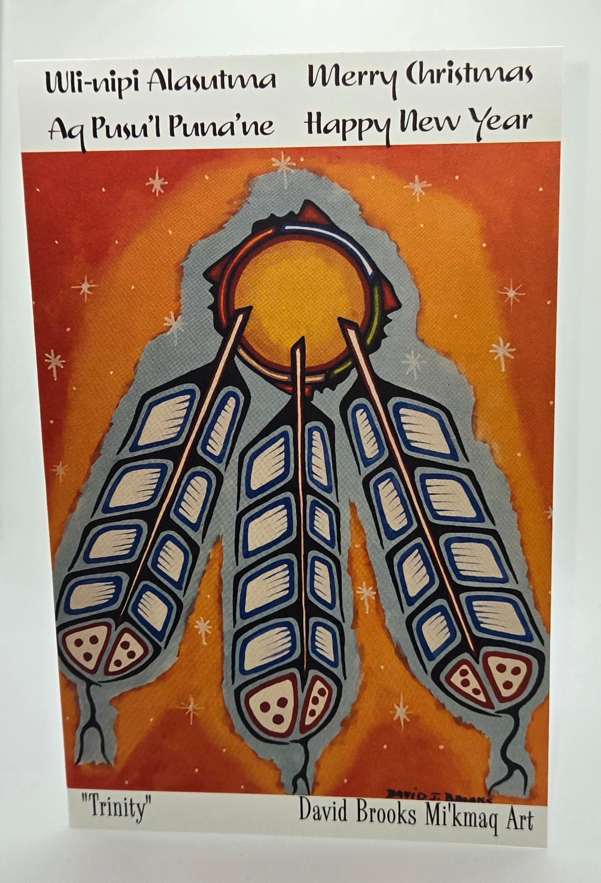 David Brooks Bilingual Holiday Greeting Cards
